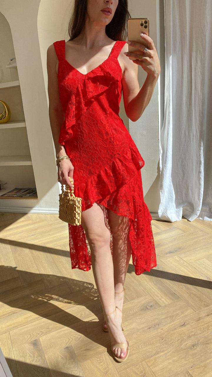 VESTIDO MILA ROJO