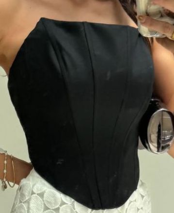 CORSÉ RANIA NEGRO