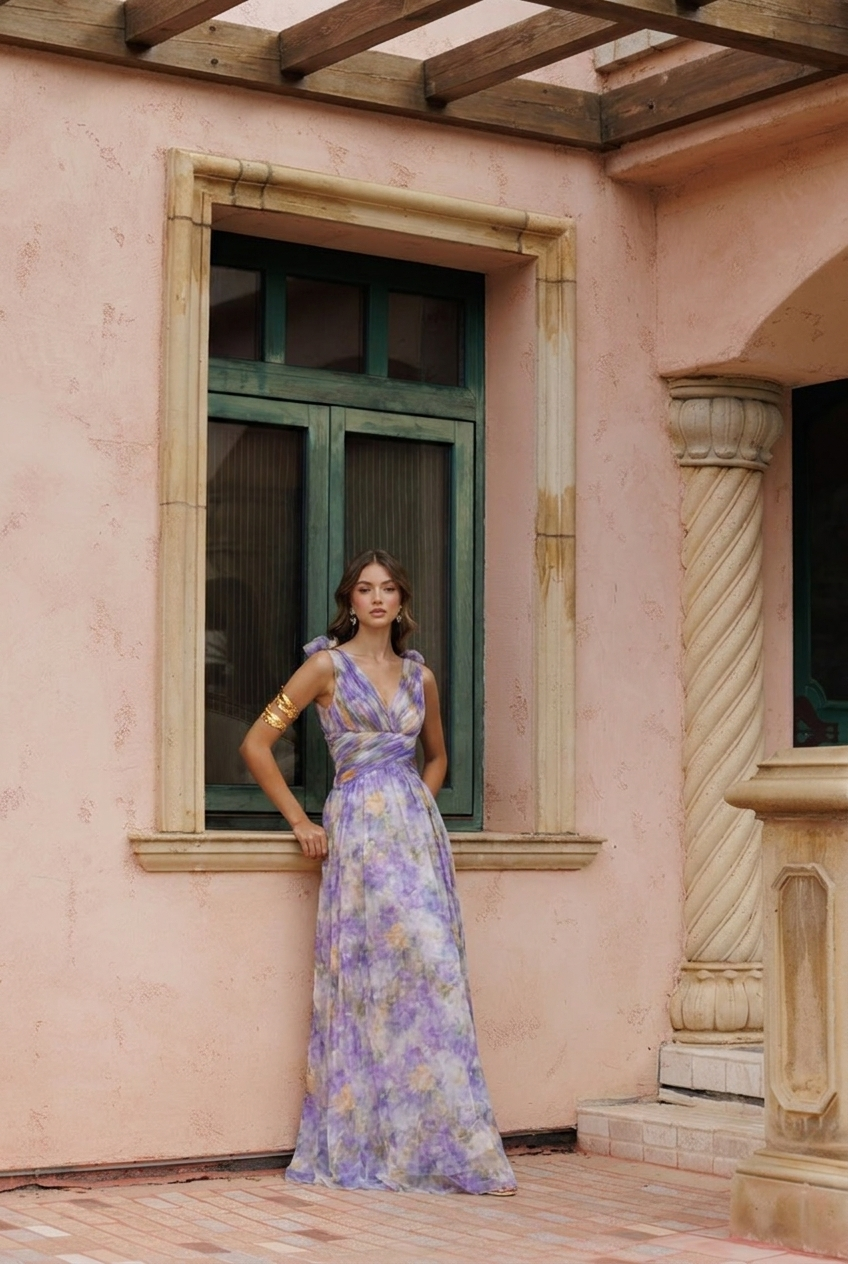 VESTIDO MAXI CRUSADO AMINA