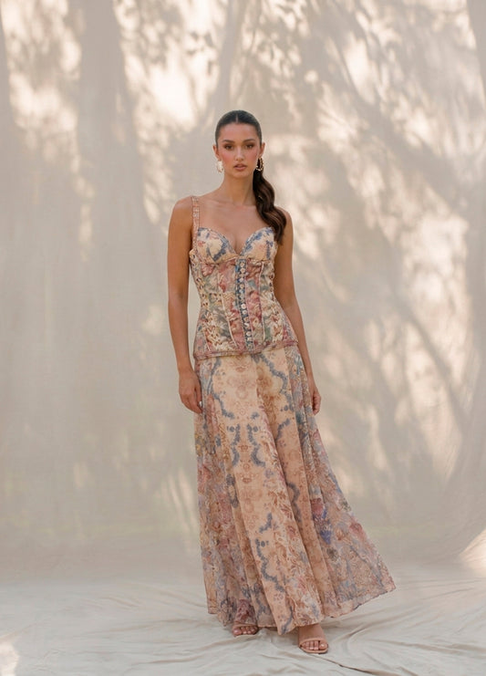 VESTIDO CORSE ROSA