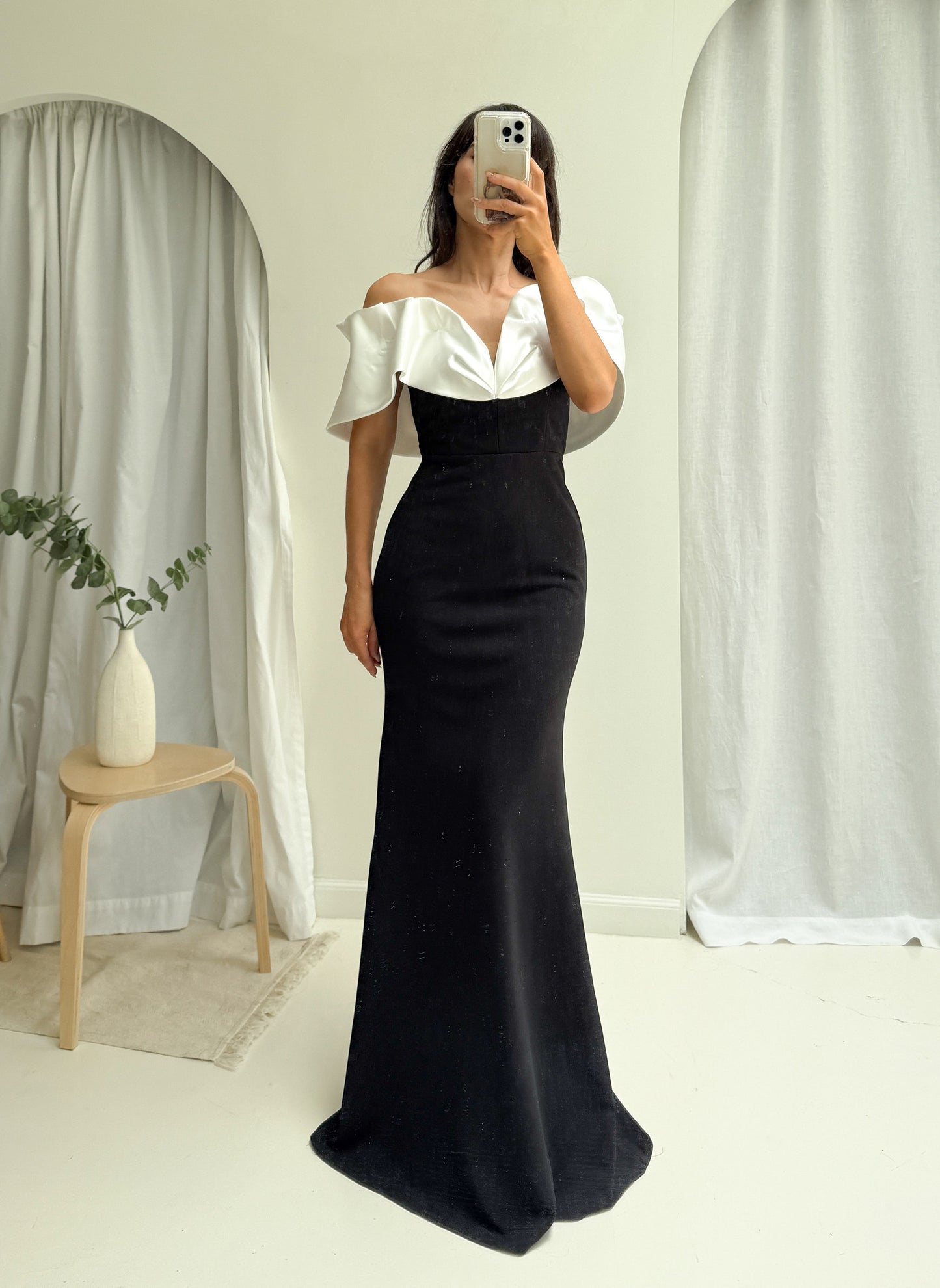 VESTIDO MOÑO BLANCO