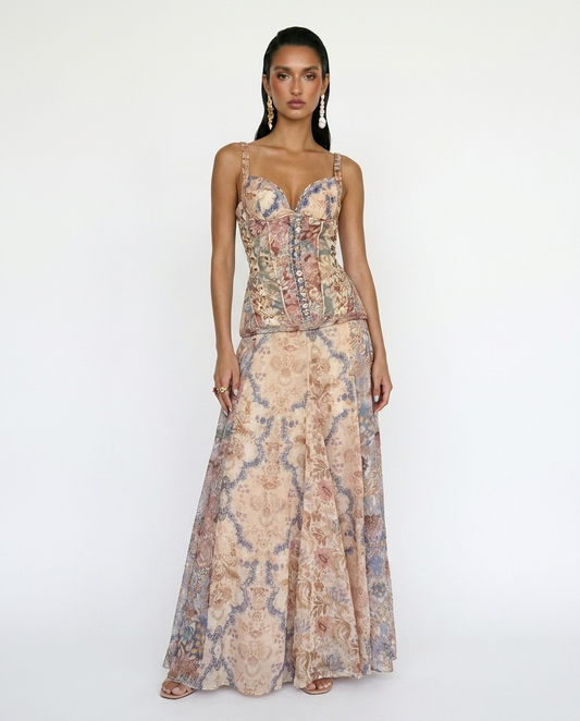 VESTIDO CORSE ROSA