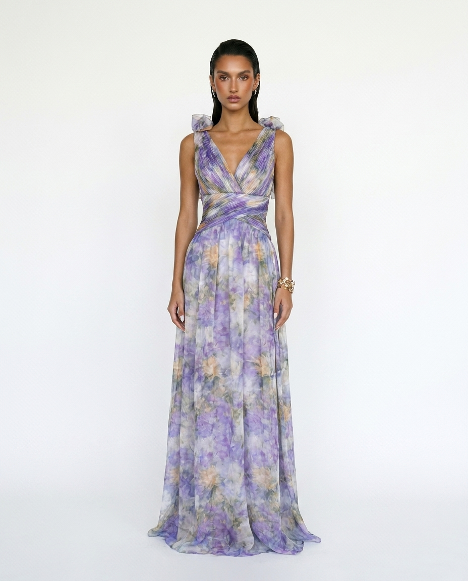 VESTIDO MAXI CRUSADO AMINA