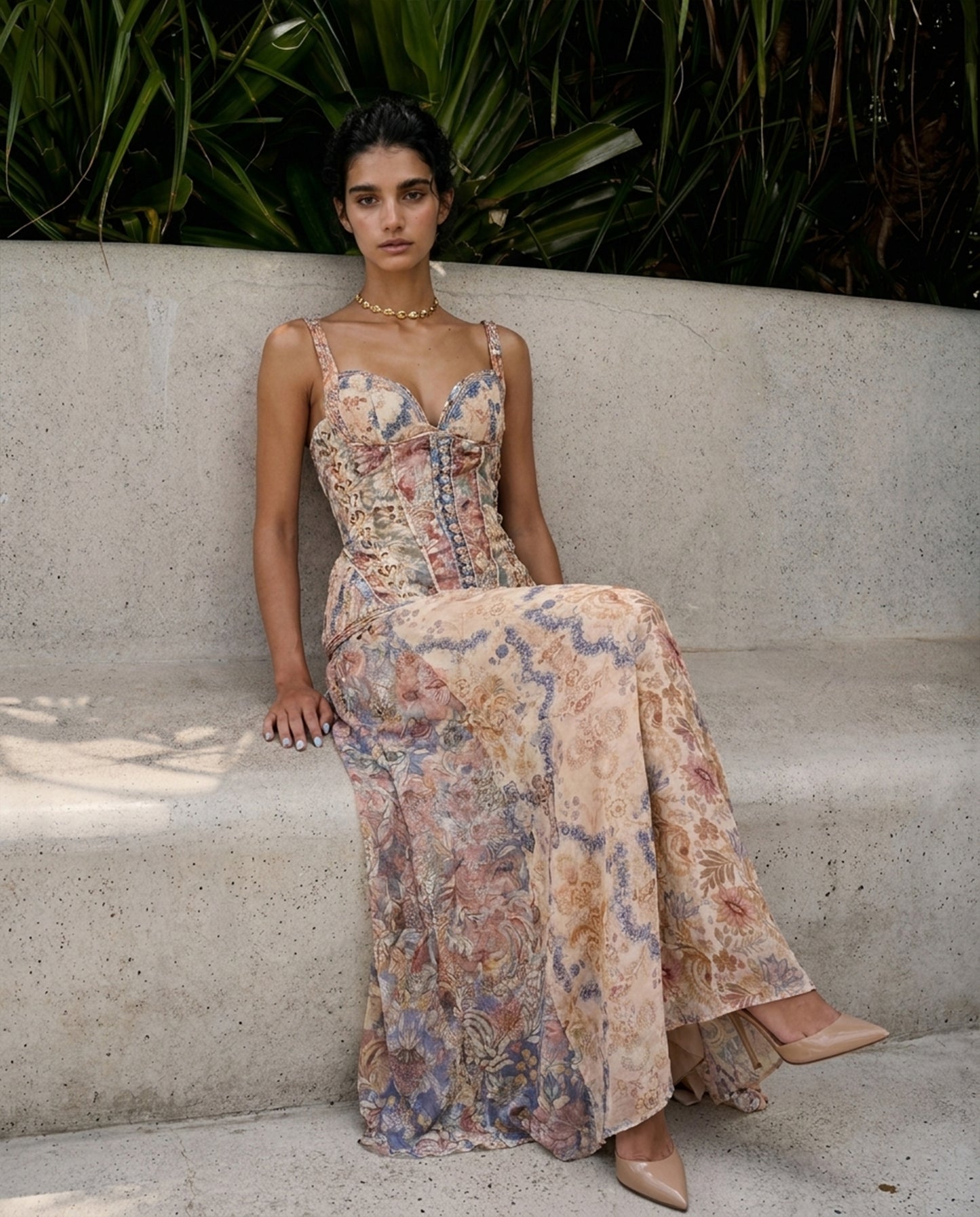 VESTIDO CORSE ROSA