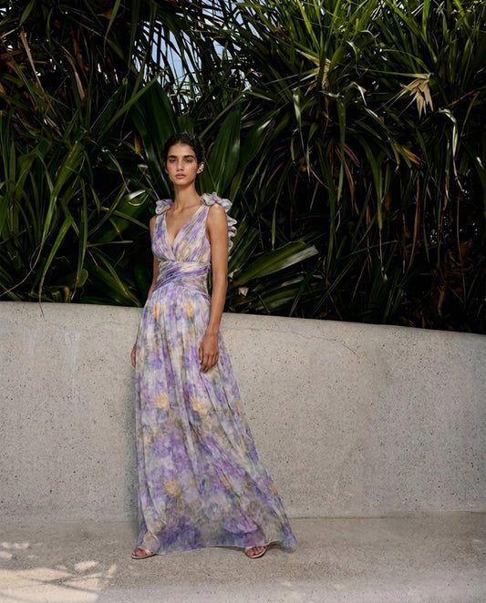 VESTIDO MAXI CRUSADO AMINA